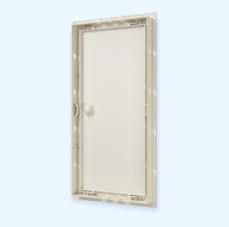 Л2040Р Ivory ЭРА (ERA) Люк ревизионный ЛР фланец 196х396 ручка 218х418 пластик Ivory EVECS